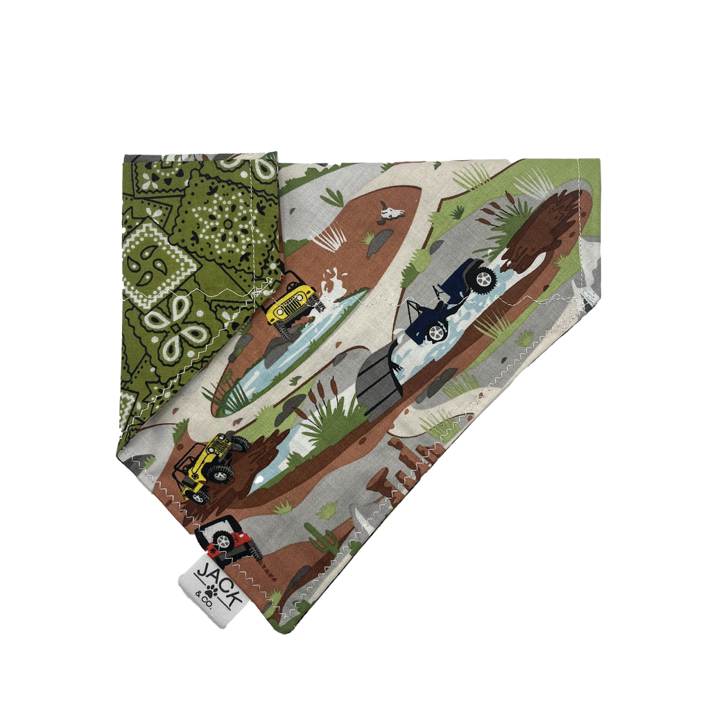 Aventure en Jeep | Bleu (Passe-Collier, X-Small, Ne pas ajouter)